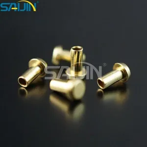 Metal fittings manufacturers- Blind Brass Contact Rivet